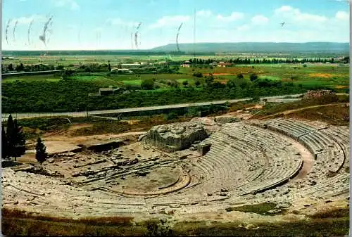 53910 - Italien - Siracusa , Sicilia , Sizilien , Teatro Greco e Valle dell' Anapo - gelaufen 1980