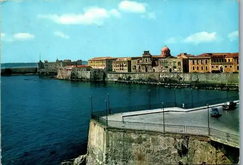 53914 - Italien - Siracusa , Sicilia , Sizilien , Lungomare di leante e Panorama - gelaufen 1970