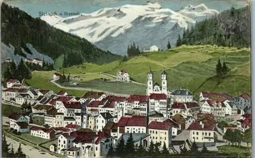 53930 - Tirol - Steinach , am Brenner , Panorama - gelaufen 1913