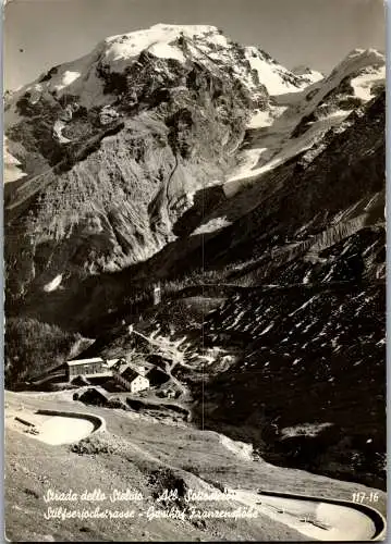 53938 - Italien - Stelvio , Strada dello Stelvio , Gasthof Franzenshöhe - gelaufen