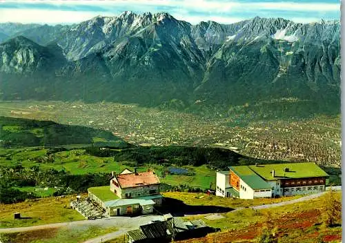 53941 - Tirol - Innsbruck , Alpenzentrum Innsbruck , Patscherkofel Schutzhaus , Blick auf Igls - nicht gelaufen