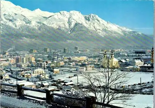 53945 - Tirol - Innsbruck , mit Bettelwurf , Winter , Panorama - gelaufen 1969