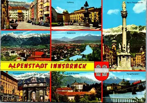 53948 - Tirol - Innsbruck , Mehrbildkarte - gelaufen