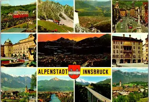 53950 - Tirol - Innsbruck , Mehrbildkarte - gelaufen