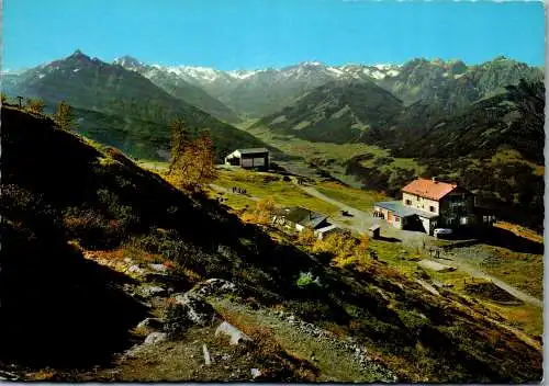 53952 - Tirol - Innsbruck , Patscherkofelschutzhaus gegen Serles , Stubaital und Kalkkögel - gelaufen 1979