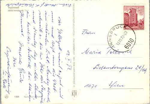 53957 - Tirol - Innsbruck , Mehrbildkarte - gelaufen 1972