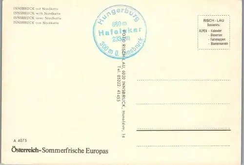 53958 - Tirol - Innsbruck , mit Nordkette , Panorama - nicht gelaufen