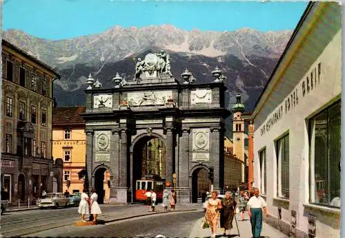 53959 - Tirol - Innsbruck , Triumphpforte - gelaufen 1966