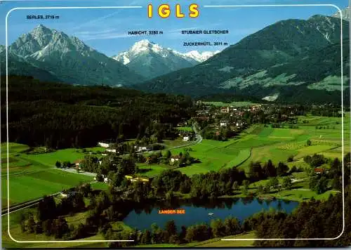 53972 - Tirol - Igls , Lanser See , Serles , Habicht , Zuckerhütl , Stubaier Gletscher - gelaufen 1996