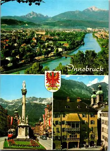 53981 - Tirol - Innsbruck , Mehrbildkarte - gelaufen 1979