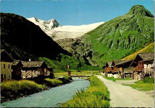 53984 - Tirol - Innergschlöss , mit Blick auf Venedigergruppe - gelaufen 1983
