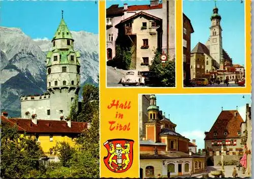 53985 - Tirol - Hall , Münzerturm , Nagglburg , Mehrbildkarte - nicht gelaufen