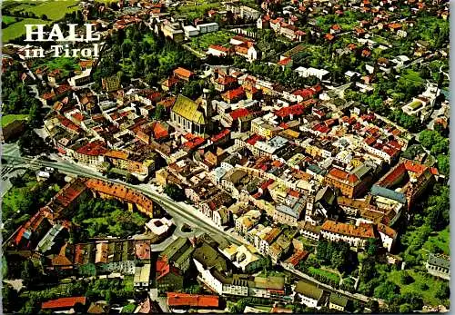 53988 - Tirol - Hall , Stadtansicht , View - nicht gelaufen 1982