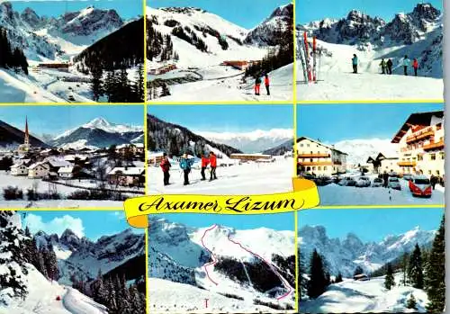 54009 - Tirol - Axamer Lizum , Mehrbildkarte - gelaufen 1972