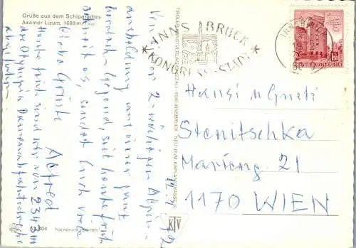 54009 - Tirol - Axamer Lizum , Mehrbildkarte - gelaufen 1972