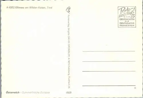 54025 - Tirol - Ellmau , Treffauer , Ellmauer Hütte , Karlspitze , Regalspitze - nicht gelaufen