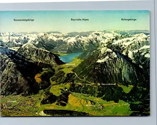 54046 - Tirol - Achensee , Pertisau , Maurach , Wiesing , Jenbach , Panorama - gelaufen 1986