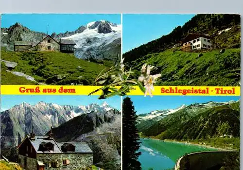 54065 - Tirol - Schlegeistal , Zillertal , Furtschaglhaus gegen Furtschaglspitze u. Mösele , Dominikushütte - gelaufen