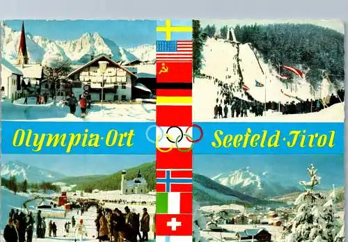 54070 - Tirol - Seefeld , Olympia Ort , Mehrbildkarte - gelaufen