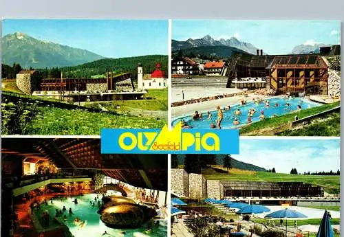 54071 - Tirol - Seefeld , Olympia , Mehrbildkarte - gelaufen 1982