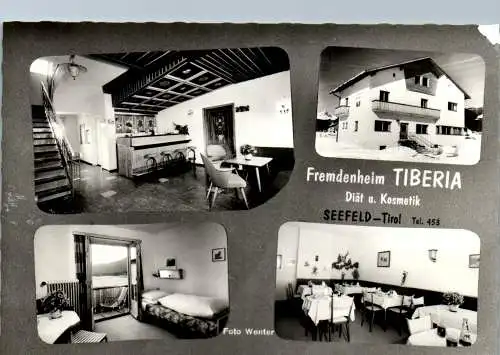54073 - Tirol - Seefeld , Fremdenheim Tiberia , Mehrbildkarte - nicht gelaufen