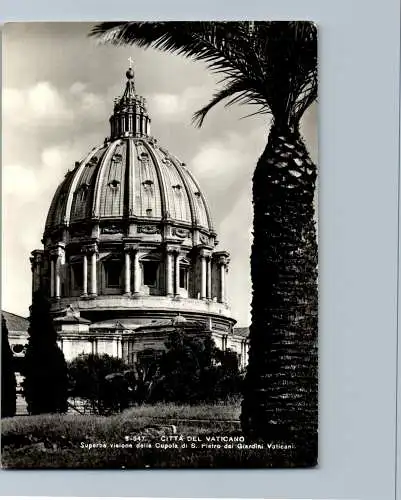 54077 - Italien - Vatikan , Vatican , Citta del Vaticano , Superba visione della Cupola di S. Pietro - gelaufen 1964