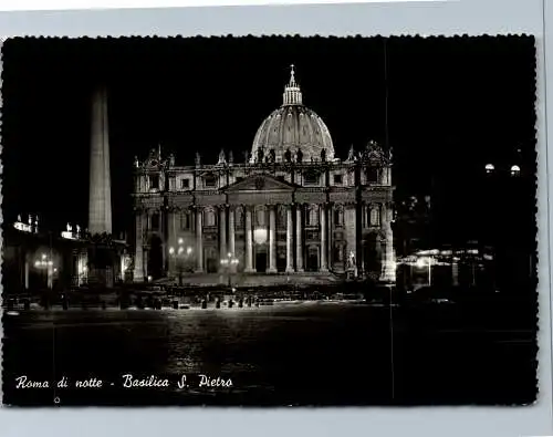 54103 - Italien - Rom , Basilica S. Pietro - gelaufen 1956