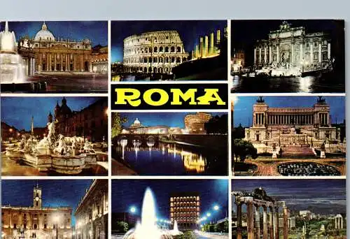 54111 - Italien - Rom , Mehrbildkarte - gelaufen