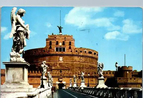 54114 - Italien - Rom , Ponte e Castel S. Angelo - gelaufen