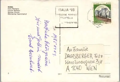 54118 - Italien - Rom , Foro Romano - gelaufen 1985