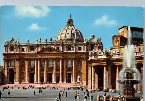 54120 - Italien - Rom , Piazza S. Pietro - gelaufen 1985