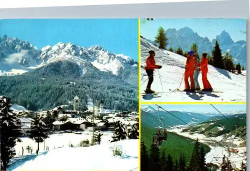 54136 - Italien - S. Candido , Innichen , Skizentrum Hochpustertal , Helm , Val Pusteria , Monte Elmo - gelaufen 1979