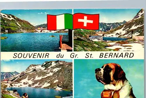 54148 - Schweiz - S. Bernardo , Lago Gran S. Bernardo e croce degli sposi , Mehrbildkarte - gelaufen 1983