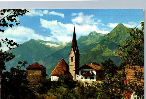 54149 - Italien - S. Giorgio , St. Georgen , bei Schenna , Scena , Meran - gelaufen 1975