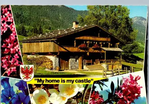 54154 - Tirol - Motiv , Tiroler Bauernhaus - nicht gelaufen