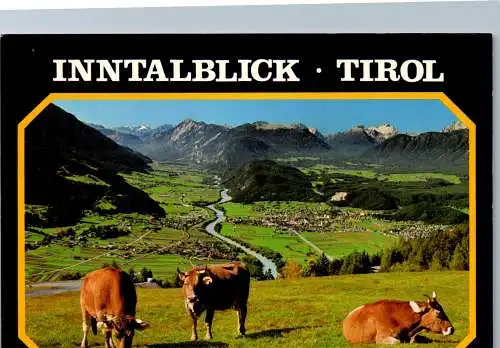 54155 - Tirol - Mösern , Inntalblick von Mösern bei Seefeld - nicht gelaufen