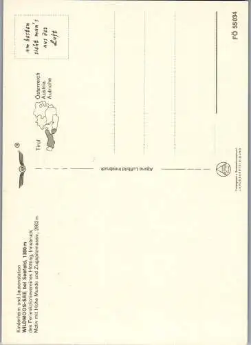 54156 - Tirol - Seefeld , Wildmoos See , Hohe Munde und Zugspitzmassiv - nicht gelaufen