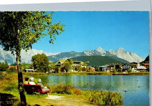 54159 - Tirol - Seefeld , am Wildsee mit Wettersteingebirge - nicht gelaufen