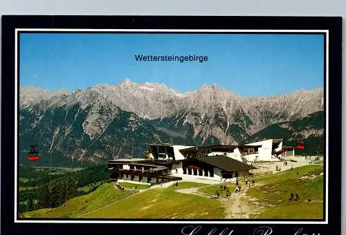 54160 - Tirol - Seefeld , Rosshütte gegen Wettersteingebirge , Seilbahn , Seefelder Joch , Härmelekopf - n. gelaufen