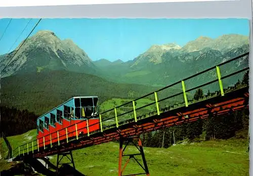 54161 - Tirol - Seefeld , Standseilbahn zur Roßhütte - nicht gelaufen