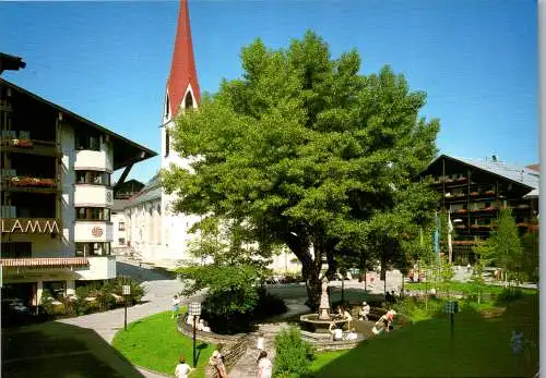 54166 - Tirol - Seefeld , Dorfplatz - nicht gelaufen