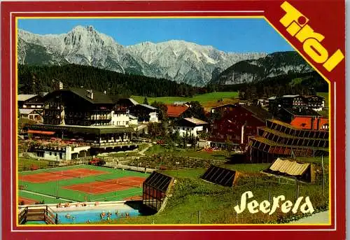 54169 - Tirol - Seefeld , Sport u. Kongresszentrum gegen Wettersteingebirge - nicht gelaufen