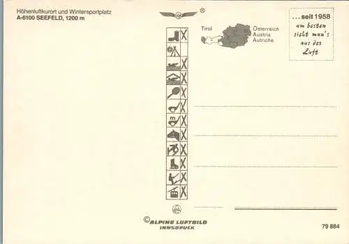 54170 - Tirol - Seefeld , Panorama - nicht gelaufen