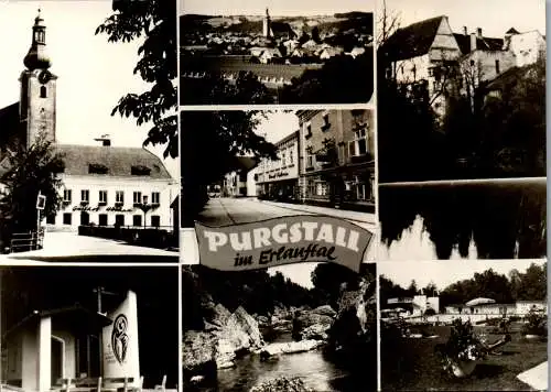 54184 - Niederösterreich - Purgstall , im Erlauftal , Mehrbildkarte - gelaufen 1969