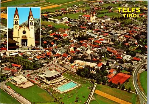 54188 - Tirol - Telfs , Panorama - gelaufen 1992