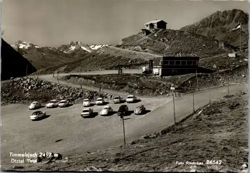 54195 - Tirol - Timmelsjoch , Ötztal , VW Käfer - gelaufen 1972