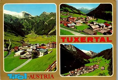 54198 - Tirol - Lanersbach , Hintertux im Tuxertal , Mehrbildkarte - gelaufen 1982