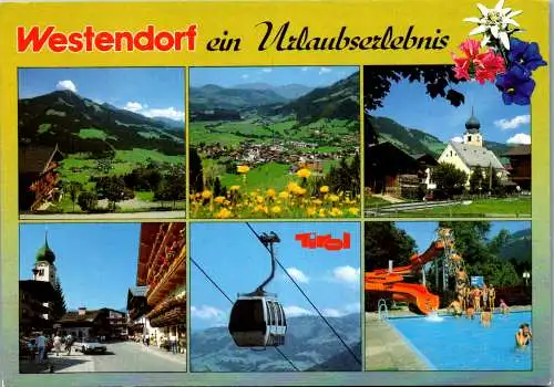 54205 - Tirol - Westendorf , Brixental , Mehrbildkarte - gelaufen 1993