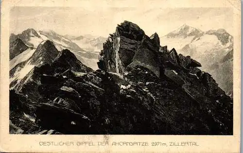 54219 - Tirol - Zillertal , Östlicher Gipfel der Ahornspitze - gelaufen