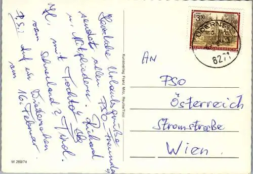 54220 - Tirol - Zillertal , Mehrbildkarte - gelaufen 1983